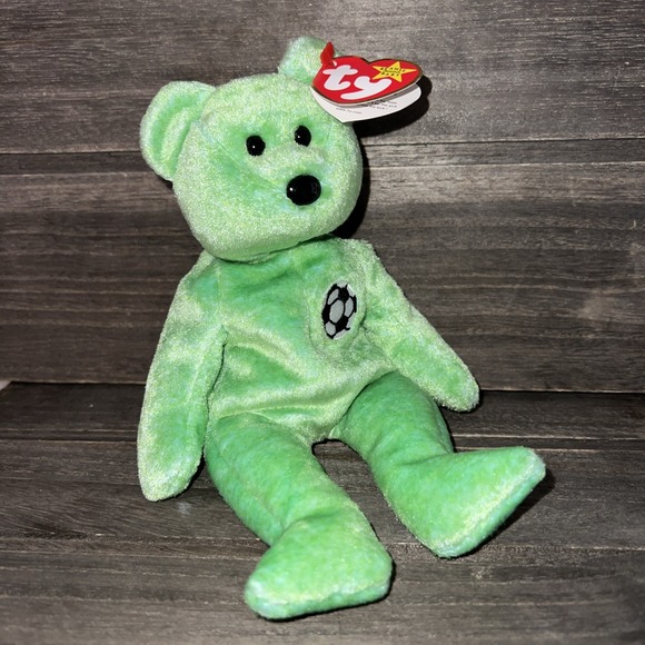 Ty Other - Ty Beanie Baby Kicks the Soccer Bear